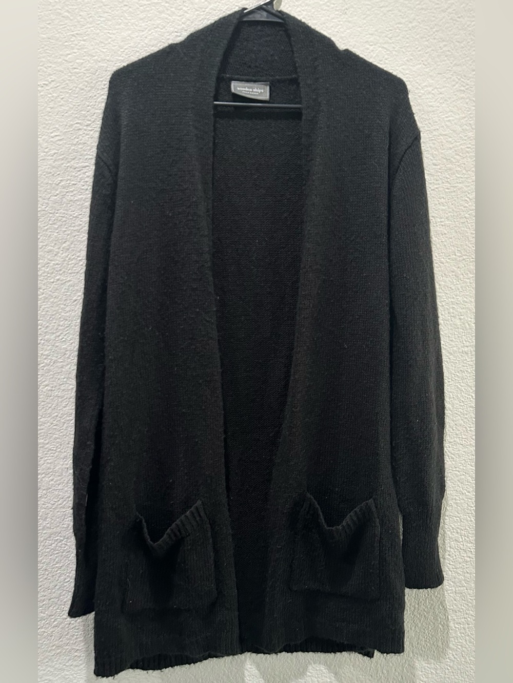 Wooden Ships Black Cardigan